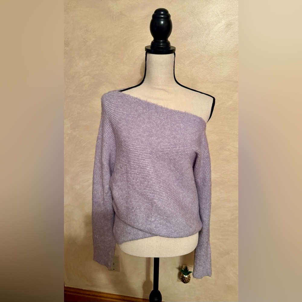 Size small Treasure and Bond off shoulder sweater